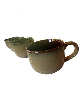 Sango Nova Brown Mug Set of 4